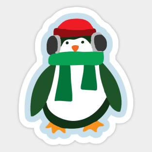 Snow Penguin Sticker